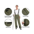thumbnail image 5 of Mapamyumco Women's Ski Bibs Waterproof Insulated Snowboard Pants, Windproof Snow Pants with Detachable Suspenders Burnt Olive M, 5 of 7