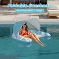 thumbnail image 4 of Silla hinchable Pool Float Grand XL con toldo para adultos, 4 of 9