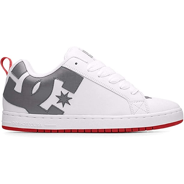 Chaussure de Skate Décontractée Graffik, Blanc/gris/rouge, 8.5 Medium US