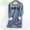 Blue, variant on Tawop Sweatshirts for Women Women Tops Sweatshirt Crew Neck Long Sleeve Warm Fleece Graphic Letter Heavyweight Black 5XL