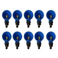 thumbnail image 2 of Flmtop 10Pcs Poultry Automatic Drinking Water Cup Chick Quail Waterer Dispenser Bowl Blue, 2 of 8