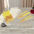 thumbnail image 4 of Unique Bargains 10 Pcs Lightweight Makeup Brush for Business Travel Yellow Synthetic Fiber Hair Plastic, 4 of 5