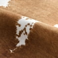 thumbnail image 4 of Arogan Faux Cowhide Area Rugs For Living Room, Bedroom,Office, 4.6'x5.2',Khaki, 4 of 7