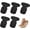 Black, variant on 10PCS Heel Pads for Shoes Too Big, Grips Liners for Womens & Men, Back Cushion Inserts Shoe Fillers, Anti Slip Blister Prevention Grippers, Self Adhesive Comfort Insoles (Skin)