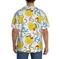 thumbnail image 3 of Kdxio Men'S Hawaiian Shirt For Men Short Sleeve Shirt Ducks And Anchors Summer Casual Holiday Beach Button Down T-Shirts, 3 of 5