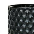 thumbnail image 3 of Honeycomb Metal Planter Pot With 3-Leg Gold Metal Base - Black - 20"H x 10.5"W, 3 of 4