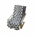 thumbnail image 4 of Pig Soft Flannel Fleece Blanket, Continuous Pig Animal Silhouette Pattern Domestic Mammal Husbandry Concept, Cozy Plush for Indoor and Outdoor Use, 60" x 80", Charcoal Grey and White, by Ambesonne, 4 of 6
