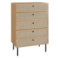 thumbnail image 2 of Modway Chaucer 5-Drawer Chest in Oak, 2 of 8