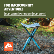 Ozark Trail Steel and Polyester Lightweight Camping Stool