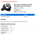 thumbnail image 2 of Water Pump - Compatible with 1958 Chevy Del Ray 3.8L 6-Cylinder, 2 of 2