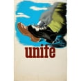thumbnail image 2 of Anonymous 13x18 Gold Ornate Wood Frame and Double Matted Museum Art Print Titled - Unit (Between 1939 and 1946), 2 of 4