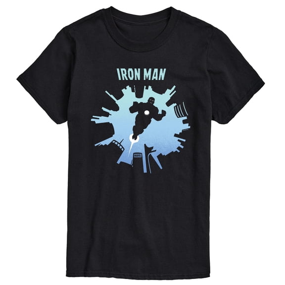 Iron Man - Skyline - Men's Short Sleeve Graphic T-Shirt