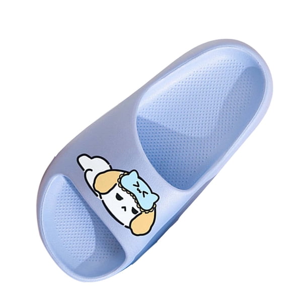 Zapatillas de Suela Suave Unisex Niños de Moda Casual Verano Engrosado Zapatillas de Baño Reversibles para el Hogar con Espuma Liviana Eva