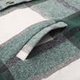 thumbnail image 3 of Womens Summer Jacket,Women Shacket Jacket Plaid Button Down Long Sleeve Shirt Fall Outfits 2024, 3 of 5