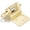 Gold, variant on 4 Pack (2 Pair) 3/8" Inset White Self Closing Cabinet Hinges for Offset Kitchen Cabinet Door, Face Frame Semi Concealed Kitchen Cabinet Hinges