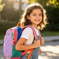 thumbnail image 2 of WMGHA Water Resistant Classic Backpack for School – School Bag with Side Pockets, Lightweight Travel Bookbag – For Primary, Elementary, Teenage, Middle School Students, 2 of 4