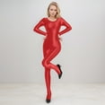 thumbnail image 4 of ANINEO High Stretch Unisex Full Body Catsuit Zentai Jumpsuit Shiny Smooth Transparent Bodysuit Comfort Clothes, 4 of 5