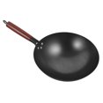 thumbnail image 3 of Chinese Wok Non-stick Wok Household Frying Pan Kitchenware Wooden Handle Wok, 3 of 7