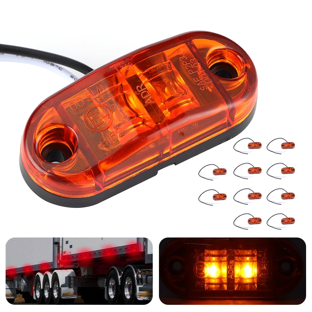 For 09-21 Dodge RAM "SMOKED" Dual Color LED Side Mirror Puddle Light Signal Lamp