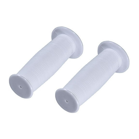 Lowrider White 16" Bike Mushroom Grips for Bike Handle Bars, Bicycle Handle Bars, Works on 7/8" Handlebar. 1 Set