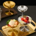 thumbnail image 2 of Classical 150ml/250ml Stainless Steel Footed Cups Dishwasher Safe Appetizer Bowls for Dessert Cocktails Parties, 2 of 17