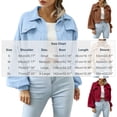 thumbnail image 3 of Stamzod Corduroy Jackets for Women Trendy Casual Balloon Sleeve Cropped Jacket 2026 Button Up Fall Coats, 3 of 9