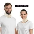 thumbnail image 5 of Soft Foam Neck Brace Universal Cervical Collar, Adjustable Neck Support Brace for Sleeping - Relieves Neck Pain and Spine Pressure, Neck Collar After Whiplash or Injury (3" Depth Collar, M), 5 of 9