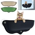 thumbnail image 3 of Muyoka Camas colgantes para gatos, montaje en ventana, cama para gatos, percha para ventana de gatito, hamaca para ventana de gato con ventosas, cómoda Muyoka Hogar, 3 of 7