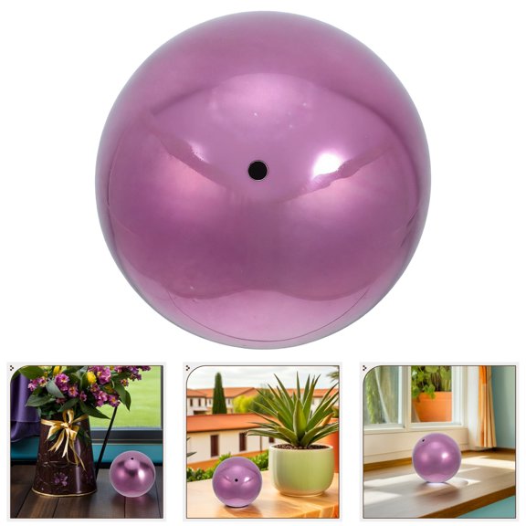 LIFKOME Mirror Polished Stainless Steel Gazing Ball 10cm Sphere for Garden