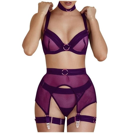 BJUTIR Ring Mesh Underwear Neck Women Steel Lingerie Bra Ring Belt Garter