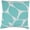 Light Gray, Seafoam / Burwood, variant on Boutique Rugs Burwood Throw Pillow