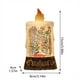 thumbnail image 4 of Lámpara de vela brillante para decoración navideña Adornos navideños de escritorio Luz de noche brillante Escena de nieve navideña Adornos de decoración navideña brillante, 4 of 7