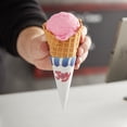 thumbnail image 2 of JOY Large Jacketed Waffle Cone - 180/Case for Insulated Ice Cream Delights – Bulk Sanitary Crisp Large Sweet Waffle Cones with Paper Jackets for Parlors and Cafes, 2 of 2