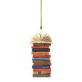 thumbnail image 6 of Holloyiver Personalized Ornament Book, Stack Book Ornament, Book Lover Ornament, Library Ornament, Ornaments for Book Lovers, Book Ornaments for Christmas Tree, 6 of 7