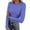 Blue, variant on Long Sleeve Blouses for Women Work Plus Women's Shirts Casual Pullover Shirts Graphic My Order My Items