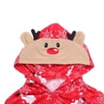 thumbnail image 6 of GRNSHTS Matching Family Christmas Pajamas Sets Funny Cute Cartoon Snowman Printed Hooded Jumpsuit One Piece Sleepwear Set (Dad,S), 6 of 6