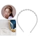 thumbnail image 3 of Diademas elegantes con perlas para mujer, diademas dulces, moda para dama B, 3 of 9