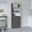 Multi, variant on Napoles Wall Cabinet Double Door with Two Shelves, Smokey Oak and White Finish, Space Saving Storage for Kitchen, Bathroom, Laundry, 12.6L x 39.3W x 12.6H Inches, Particle Board