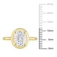thumbnail image 2 of Everly Women's Created Moissanite 10k Yellow Gold Wedding Ring, 2 of 7