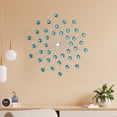 thumbnail image 6 of Wall Decor Bling 3D,Wall Art Hanging Rhinestone Decor,Home Decorative for Living Room, Home, Bedroom,Kitchen, Silver Blue, Diameter 44.5cm, 6 of 8