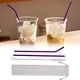 thumbnail image 5 of CaiYueKe Reusable Stainless Steel Straws Portable Set Eco Friendly Metal Drinking Straws with Cleaner for Smoothies Boba Milk Tea Iced Coffee, 5 of 5