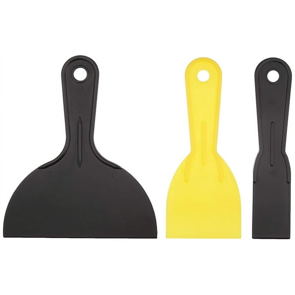 Plastic Putty Knives 3-Pack: 1-1/2", 3", 6"