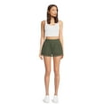 thumbnail image 2 of No Boundaries Juniors Smocked Waist Shorts, Sizes XS-3XL, 2 of 5