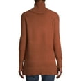 thumbnail image 3 of Time and Tru Women's Cowl Neck Tunic Sweater, 3 of 6