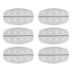 thumbnail image 3 of 6x de silicona Correa Cojines Titular Lavable Reutilizable Sin hombros Protectores Blanco Transpirable Yuyangstore Soporte para cojines con correa para sujetador, 3 of 8