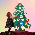 thumbnail image 3 of Árbol de Navidad de fieltro que enriquece el conocimiento del color, decoración exquisita de árbol de Navidad de fieltro para el hogar, 3 of 5