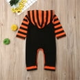 thumbnail image 4 of Inevnen My 1st Halloween Baby Hoodie Romper Boys Girls Pumpkin Jumpsuit Outfit Long Sleeve, 4 of 8