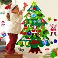 thumbnail image 5 of Árbol de Navidad de fieltro DIY 2024 Decoración navideña para el hogar Navidad 2025 Adornos navideños de Año Nuevo Papá Noel Regalos de Navidad para niños, 5 of 5