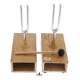 thumbnail image 2 of 2 Juegos de Caja de Resonancia de Afinación Horquilla de Sintonía con Mazo Durabilidad Conveniente Hugo Tenedor de afinación resonante de 440 HZ, 2 of 9