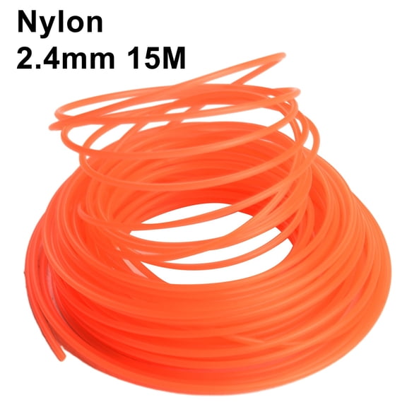 Strimmer Trimmer Line Heavy Duty Garden Grass Wire 2.4mm Round Cord 15 Meters